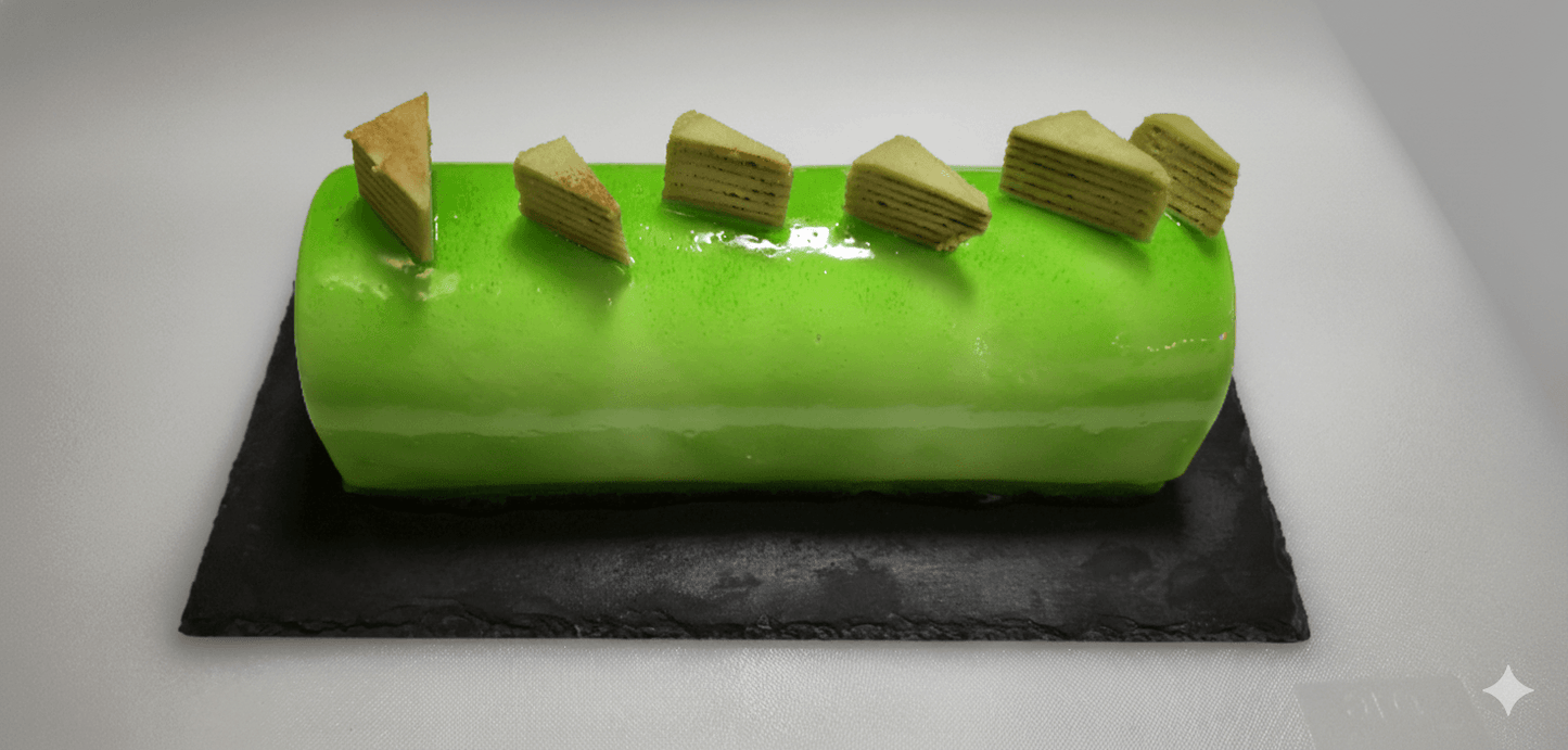 Spekkoek ijstaart